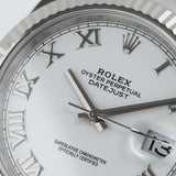 Datejust 41mm White Roman Dial 2023 Oyster - 126334