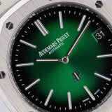 Royal Oak Jumbo Extra Thin "50th Anniversary" 2025 Smoked Green Dial - 16202PT.OO.1240PT.01