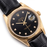 Lady Datejust 36mm Black Diamond Dial 1989 - 16238