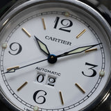 Pasha C Big Date White Dial - W31044M7S
