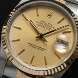 Datejust 36mm Golden Dial 1989 - 16233
