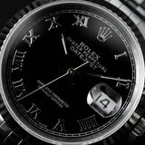 Datejust 36mm Black Roman Dial 1991 - 16234