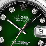 Datejust 36mm Green Degrade Diamond Dial - 16014