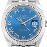 Datejust 41mm Azzuro Blue Dial 2025 Full Set - 126334