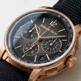 Code 11.59 Chronograph Rose Gold Ceramic Automatic Black Dial - 26393NR.OO.A002KB.02