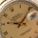 Datejust 36mm Gold Roman Dial 1992 - 16233