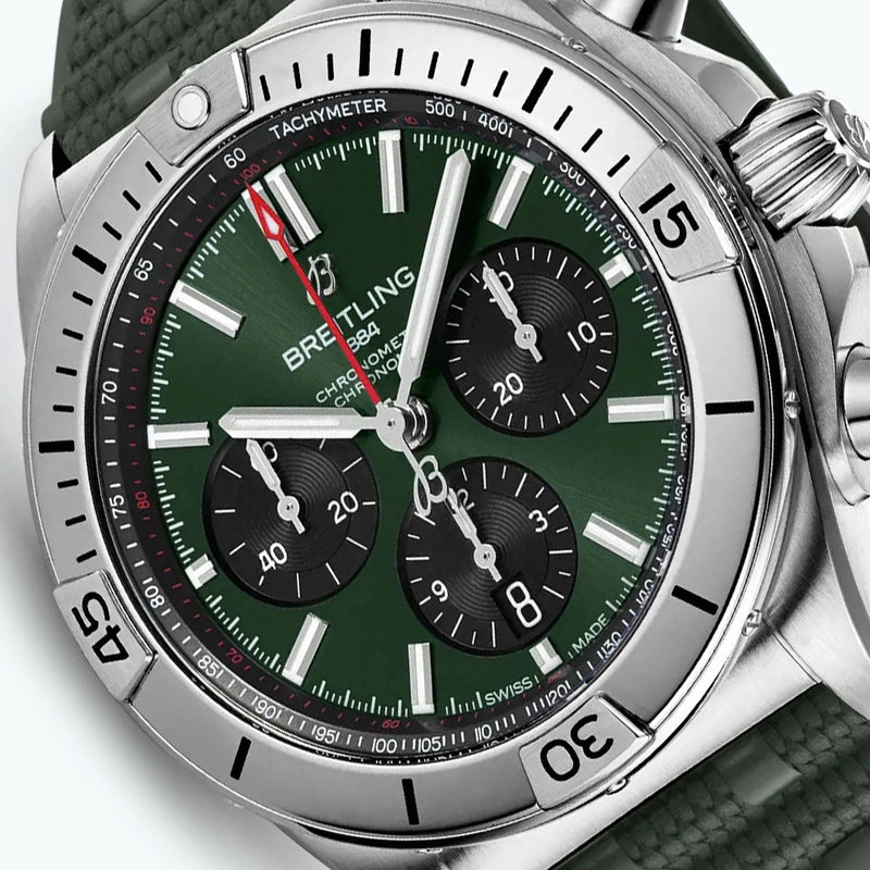 Chronomat 42 Green Dial 2025 LC100 - AB0134101L2S1