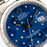 Datejust 36mm Blue Flower Dial 1984 - 16014