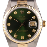 Datejust 36mm Green Degrade Diamond Dial 1983 - 16013
