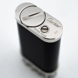 Lighter Ligne Line Palladium Black Lacquer Panther - Les Must de Cartier