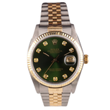 Datejust 36mm Green Degrade Diamond Dial 1983 - 16013
