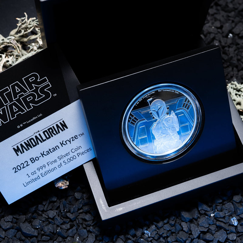 1 ounce silver Star Wars Bo-Katan Kryze 2022 proof (mintage: 5,000 | proof)