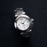 Pasha C Big Date White Dial - W31044M7S