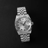Datejust 36mm Silver Roman Dial Jubilee - 116234