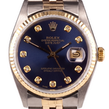 Datejust 36mm Blue Diamond Dial 1983 - 16013