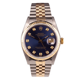 Datejust 36mm Blue Diamond Dial 1983 - 16013