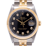 Datejust 36mm Black Diamond Dial 1989 - 16233