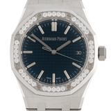 Royal Oak 37mm Blue Dial Diamond Bezel Unworn LC100 2026 - 15551ST.ZZ.1356ST.05