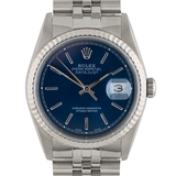 Datejust 36mm Blue Dial 1990 - 16234