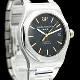 Girard Perregaux Laureato 42 mm, Infinity Limited Edition, ONYX Dial, 1 out of 188, Ref. 81010-11-635-11A, 10-2020\DE, B+P