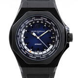 Girard-Perregaux Laureato Absolute Black 44 WW.TC, Ref. 81065-21-491-FH6A, titanium, B+P