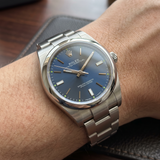 Rolex Oyster Perpetual 39 – Ref. M114300-0003, Blau, 39 mm