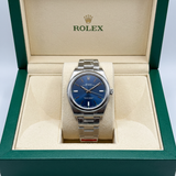 Rolex Oyster Perpetual 39 – Ref. M114300-0003, Blau, 39 mm