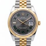 Rolex Datejust 36 m126233-0035 (2023) – Rolesor Gelb, Schiefer-Zifferblatt, Jubilee-Armband