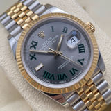 Rolex Datejust 36 m126233-0035 (2023) – Rolesor Gelb, Schiefer-Zifferblatt, Jubilee-Armband