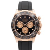 Rolex Cosmograph Daytona m126515LN-0002 (2025) – Everosegold auf Oysterflex, schwarzes Zifferblatt