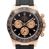 Rolex Cosmograph Daytona m126515LN-0002 (2025) – Everosegold auf Oysterflex, schwarzes Zifferblatt