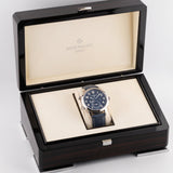 Calatrava White Gold Pilot Travel Time Blue Dial - 5524G-001