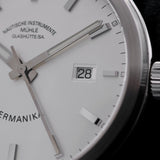 Mühle Glashütte Nautische Instrumente Germanika III, Edelstahl, Ref. M1-38-20, B+P, mit Box