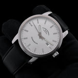 Mühle Glashütte Nautische Instrumente Germanika III, Edelstahl, Ref. M1-38-20, B+P, mit Box