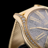Omega De Ville Trésor, Moonshine™‑Gold, Snow-Setting 768 Diamanten, Ref. 428.55.36.60.99.002, 2022, B+P