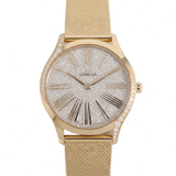 Omega De Ville Trésor, Moonshine™‑Gold, Snow-Setting 768 Diamanten, Ref. 428.55.36.60.99.002, 2022, B+P