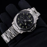 Panerai Luminor GMT Automatic, Stahlband, LC100, Ref. PAM00160, 04-2006, B+P