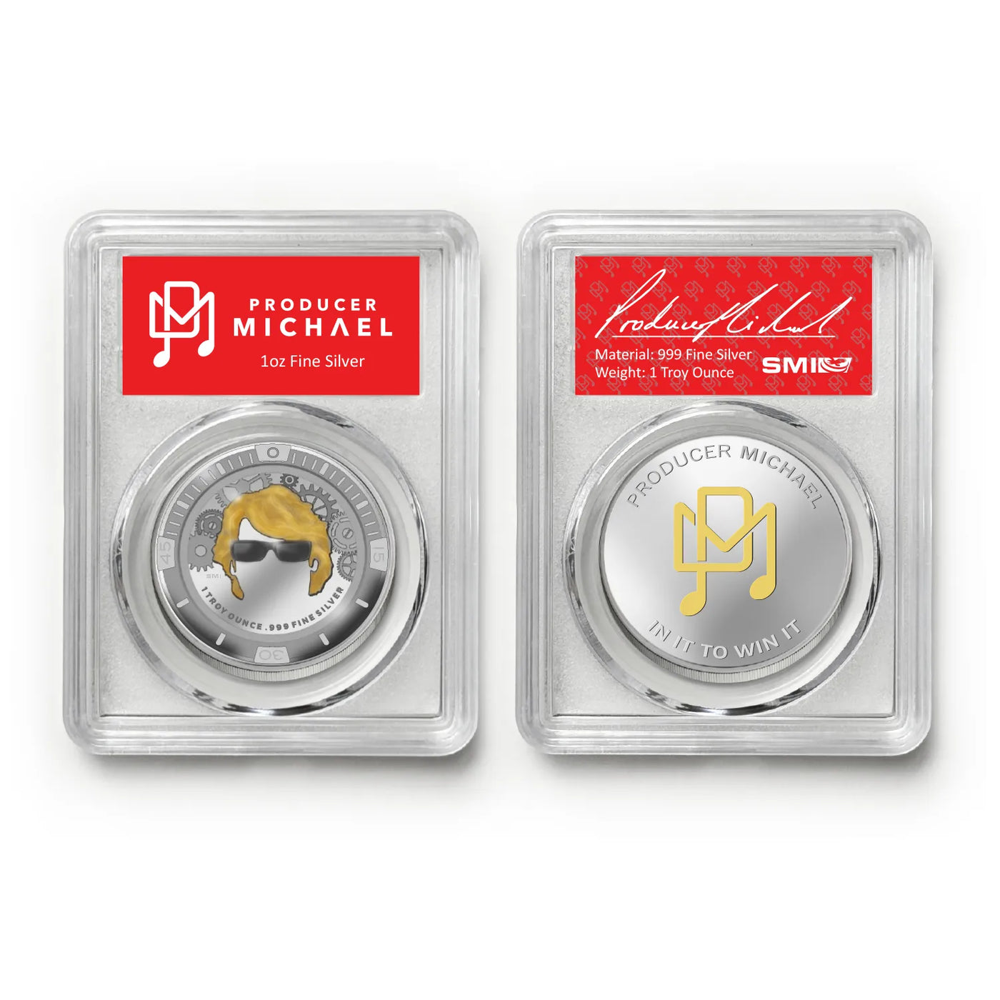 1 oz silver Producer Michael (Medallion | Proof | Color) – US Marc