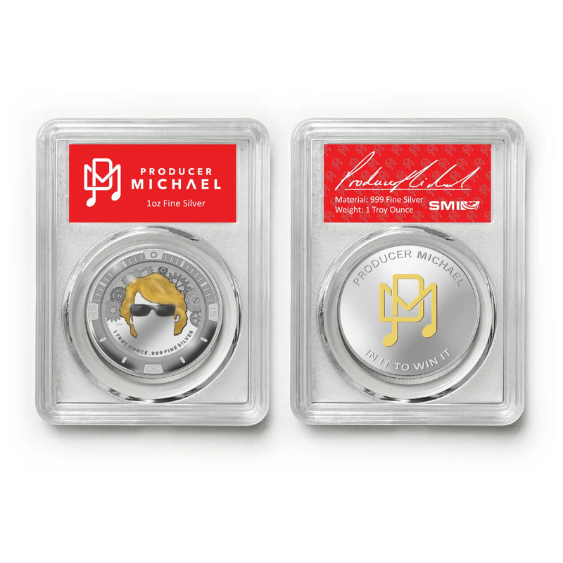 1 oz silver Producer Michael (Medallion | Proof | Color)