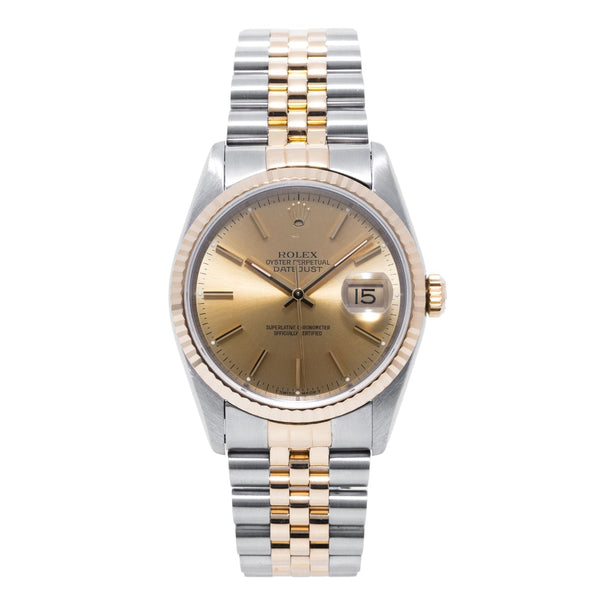 Datejust 36mm Golden Dial 2001 - 16233