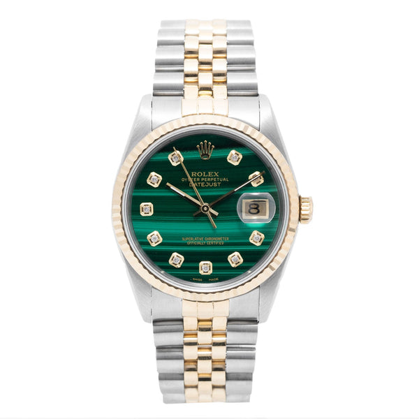 Datejust 36mm Malachite Diamond Dial 1990 - 16233