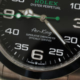 Rolex Air-King, Oyster, Edelstahl Oystersteel, 40mm, LC100, Ref. 126900, 2024, B+P