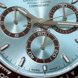 Rolex Cosmograph Daytona Platin, Ice Blue Dial, Fullsticker, Ref. 126506, 2024, B+P