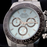 Rolex Cosmograph Daytona Platin, Ice Blue Dial, Fullsticker, Ref. 126506, 2024, B+P