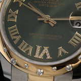 Rolex Datejust 31, Olivgrün, Diamantbesetzt, Ref. 278343RBR, 12-2021, B+P
