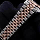 Rolex Datejust 36, Black Diamond Dial, Everose Gold, Jubilee, Ref. 126231, 10-2024, B+P