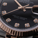 Rolex Datejust 36, Black Diamond Dial, Everose Gold, Jubilee, Ref. 126231, 10-2024, B+P