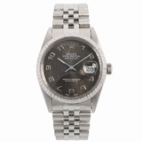 Rolex Datejust 36, Black Jubilee Dial, Jubilee Armband, LC100, Ref. 16030, 12-1987, B+P