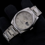 Rolex Datejust 36, Oyster, Silver Diamond Dial, LC100, Ref. 116200, 11-2016, B+P