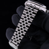 Rolex Datejust 36, Vintage, Service 06/2026, Weißgold Lünette, White Dial, Ref. 16014, 1984, mit Box